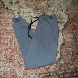 Figs High Waist Powder Blue Small Jogger Scrubs